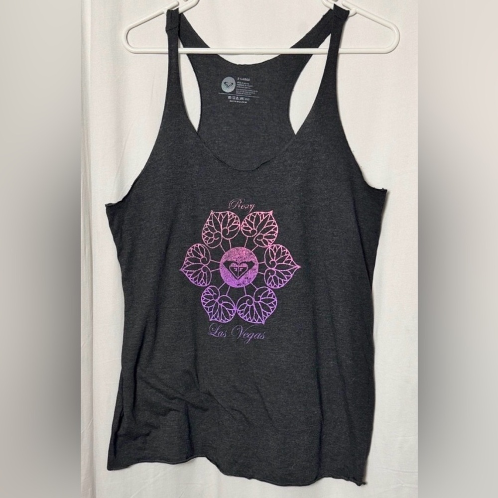 Roxy Women's Las Vegas Graphic Tank Top Size XL